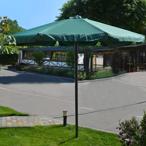 Усиленный пляжный зонт 3м / Складной большой зонт от солнца для пляжа и сада Зеленый