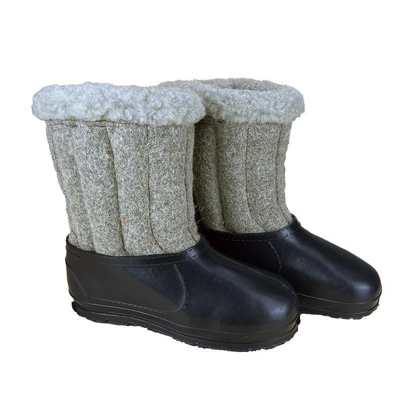 Валенки женские короткие с калошем Sanlin 70505-10 p. 39 25,5 см Серый - фото 2 Валенки женские короткие с калошем Sanlin 70505-10 p. 39 25,5 см Серый - фото 2