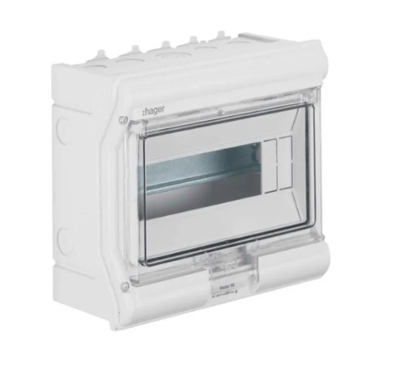 Щит распределительный на 10 модулей с прозрачной дверцей IP65 Hager VECTOR (27283922)