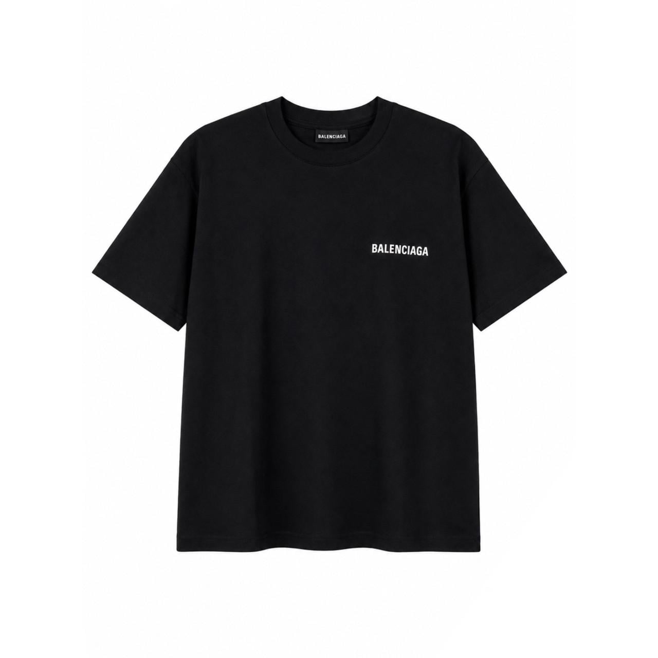 Футболка Balenciaga Oversize Premium Back Print Black Футболка Balenciaga Oversize Premium Back Print Black