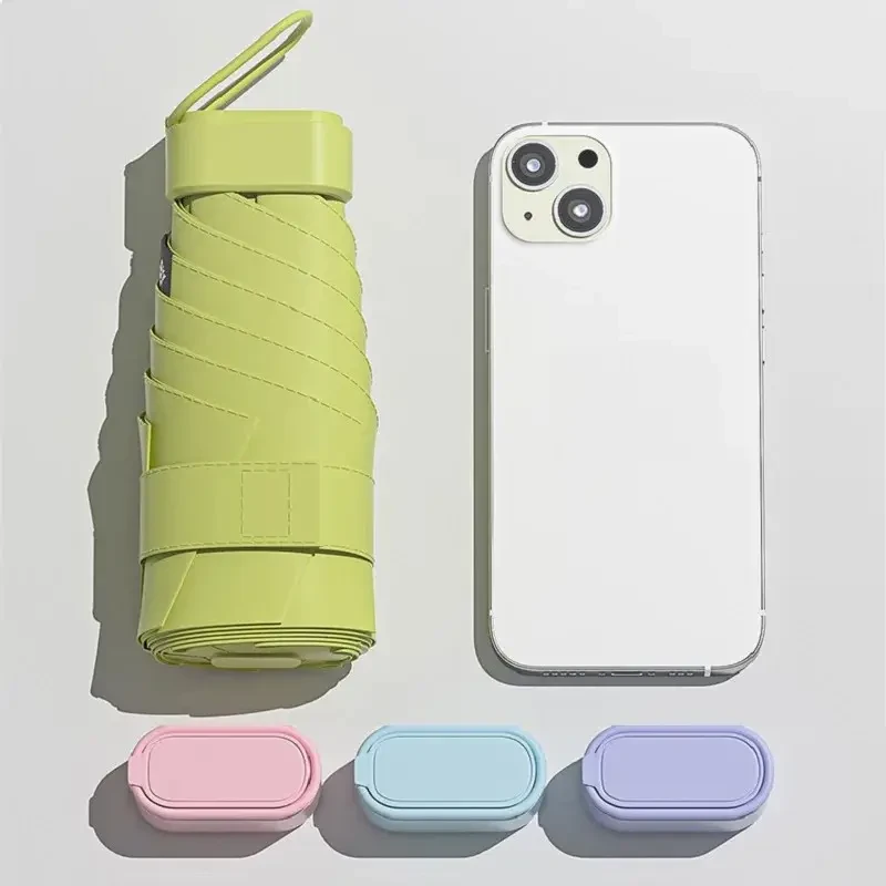 Парасолька міні складана капсульна механічна Чорний (2502270221) - фото 6 Парасолька міні складана капсульна механічна Чорний (2502270221) - фото 6