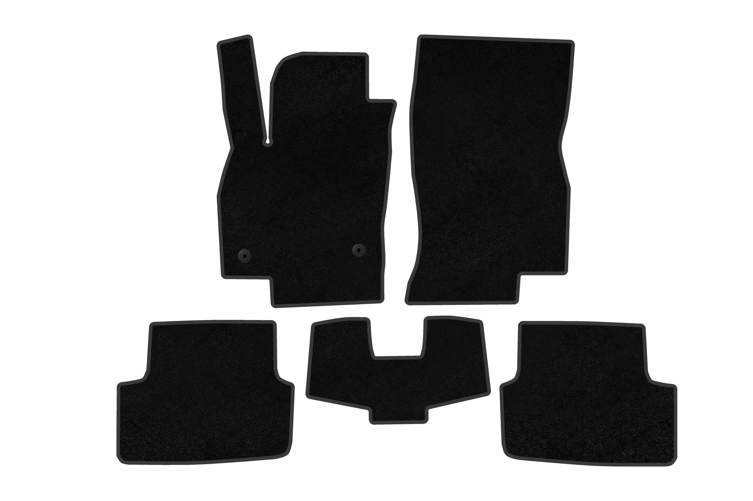 Коврики автомобильные Digital Designs Deluxe для Seat Ibiza 2017- гг. ткань Черный (185129)