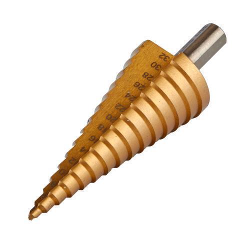 Свердло Alloid ступінчасте по металу HSS 4-32 мм - фото 4 Свердло Alloid ступінчасте по металу HSS 4-32 мм - фото 4