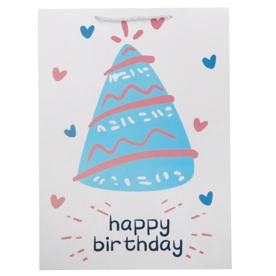 Подарочный пакет Elisey Birthday 31х42 см 4 шт. Разноцветный 3 (9100-006)