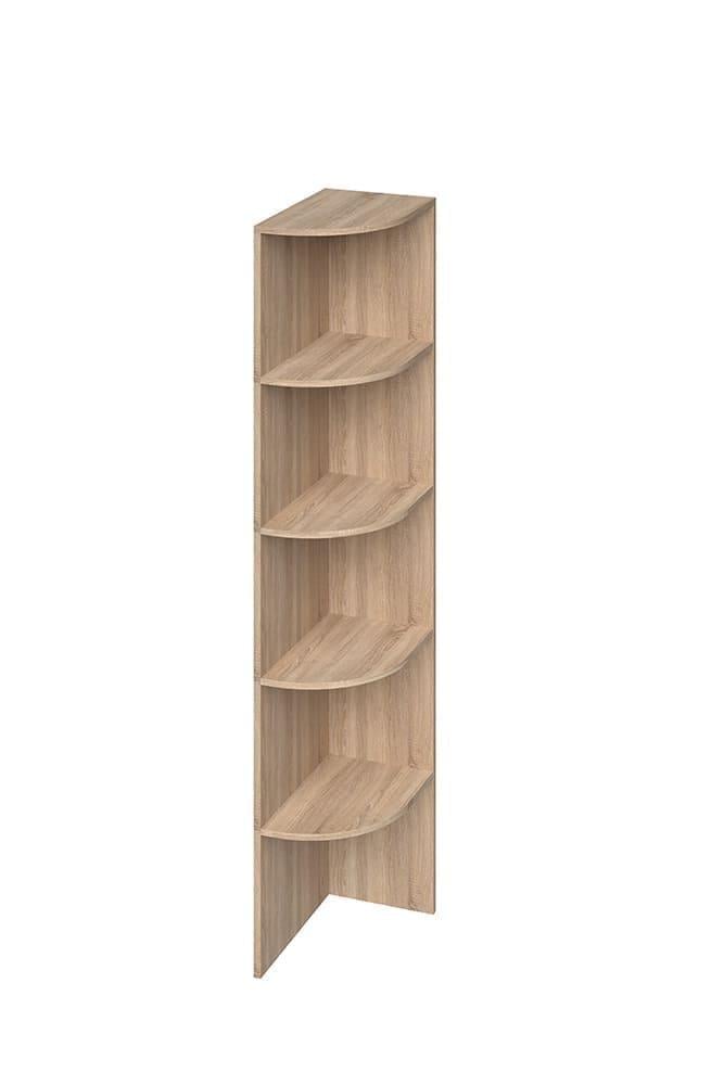 Консоль радиусная угловая для шкафов SENAM E-line 2100x300x600 мм ДСП 16 мм правая (КЗ.1.21.60.3.16.П)