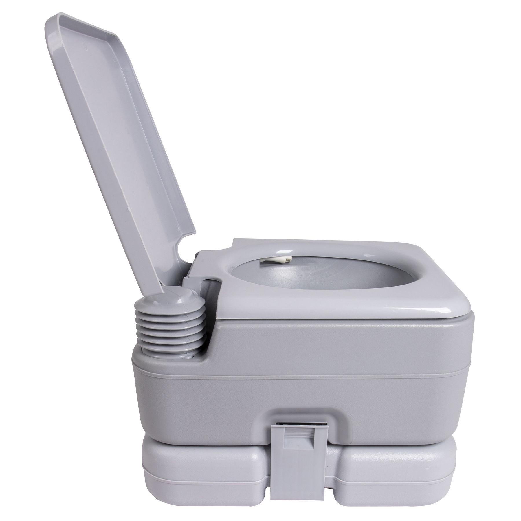 Биотуалет Bo-Camp Portable Toilet Flush 10 Liters Grey (5502825) - фото 2