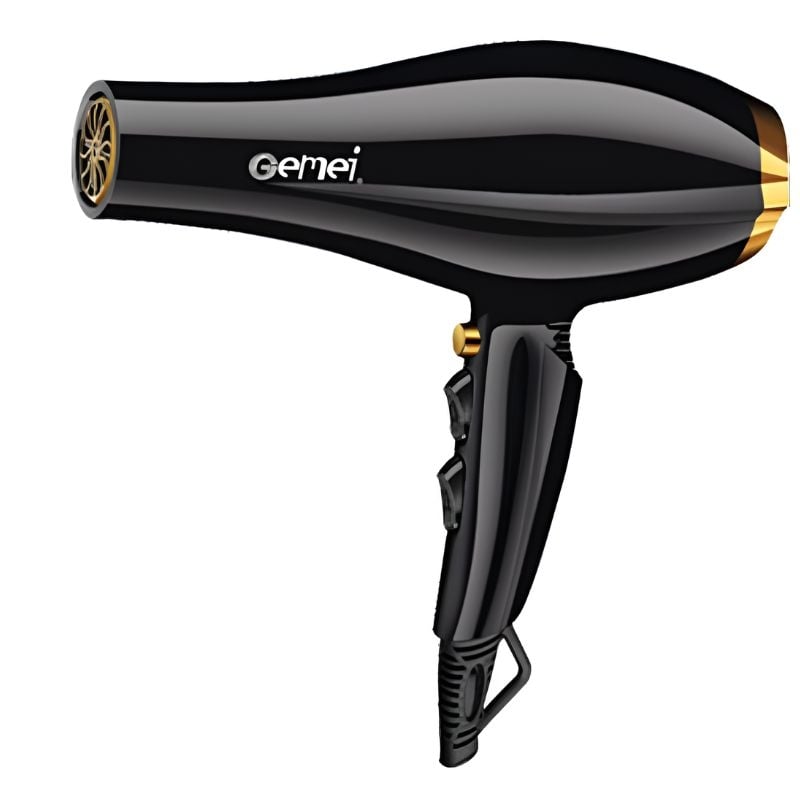Фен Gemei GM-1765 2 швидкості 2800W (26202609) Фен Gemei GM-1765 2 швидкості 2800W (26202609)