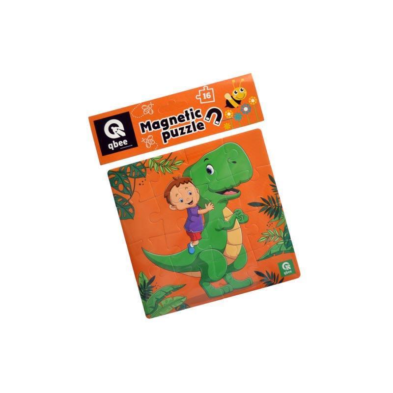 Пазлы фомовые qbee Дино друг 16 эл. (QB200-001)