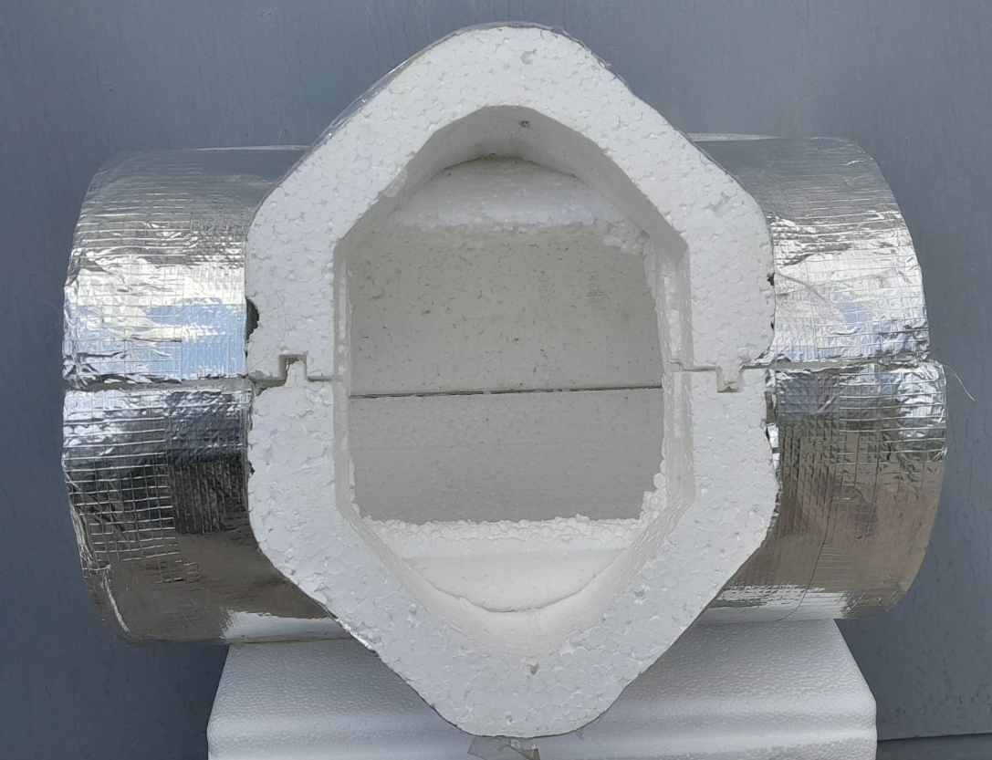 Утеплювач-з'ємна ізоляція Kometa PPS DN400 50 мм пінопластова шкаралупа для фланцевих засувок ДУ 400 мм економія 1700 куб. м газу/рік - фото 4 Утеплювач-з'ємна ізоляція Kometa PPS DN400 50 мм пінопластова шкаралупа для фланцевих засувок ДУ 400 мм економія 1700 куб. м газу/рік - фото 4