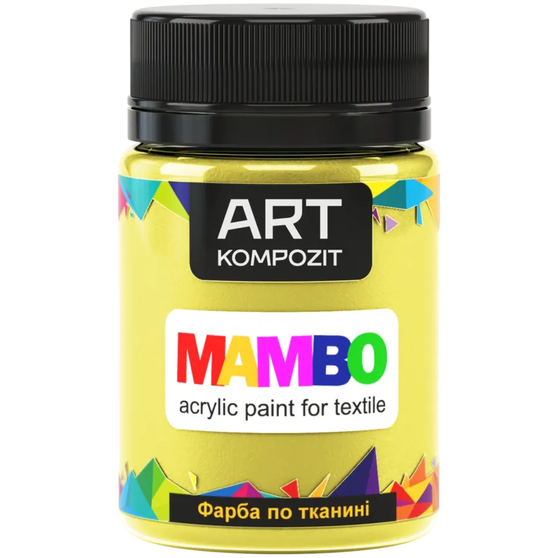 Краска по ткани ART Kompozit MAMBO 50 мл 3 Желто-лимонная (746671)
