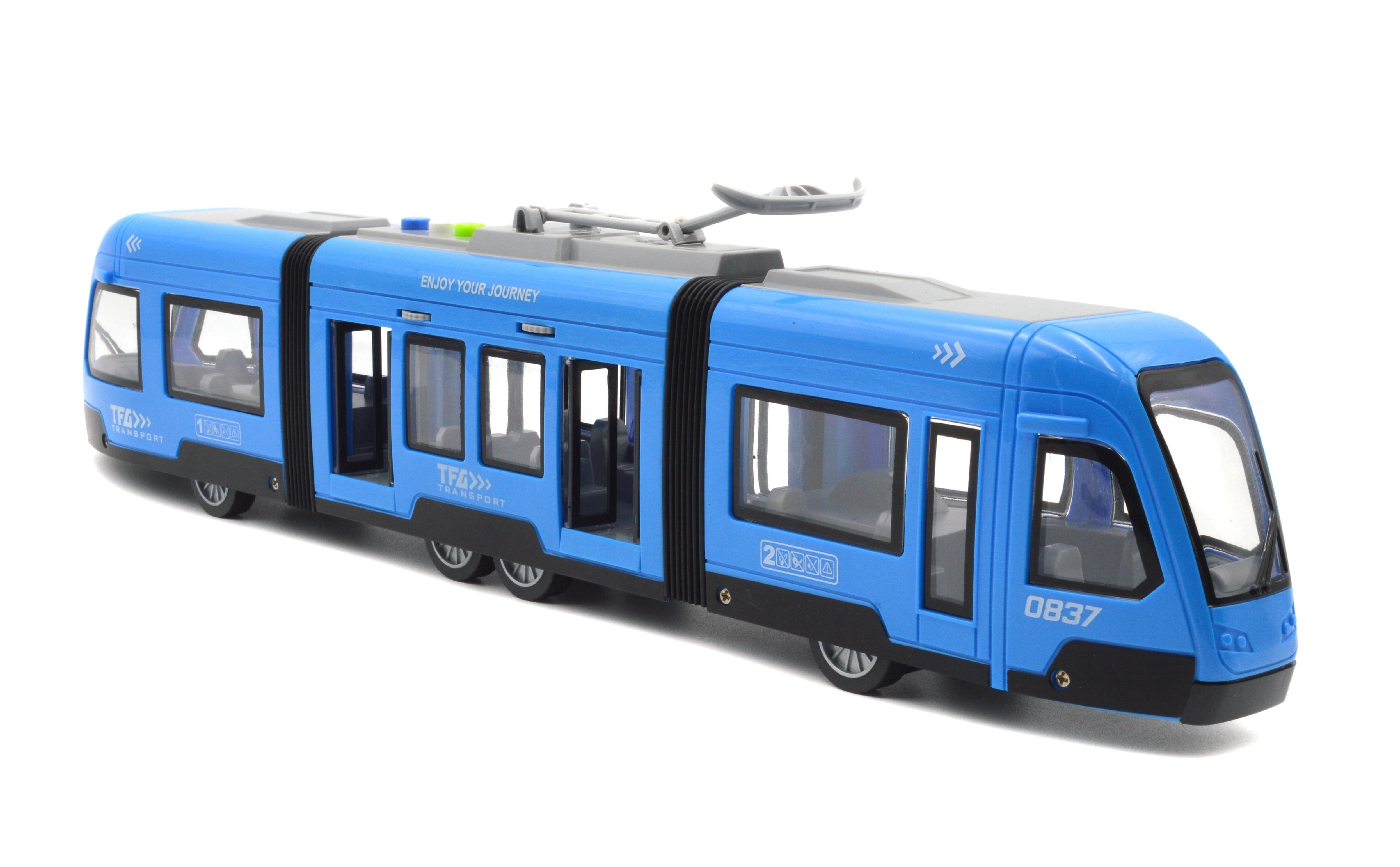 Трамвай WY930B масштаб 1:16 звук/свет/открывающаяся дверь (30358491) - фото 3