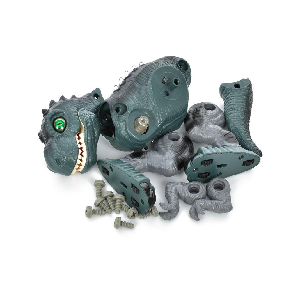 Конструктор дитячий Динозавр RS036-1-2 на шурупах із шурупокрутом (2633828143) - фото 4