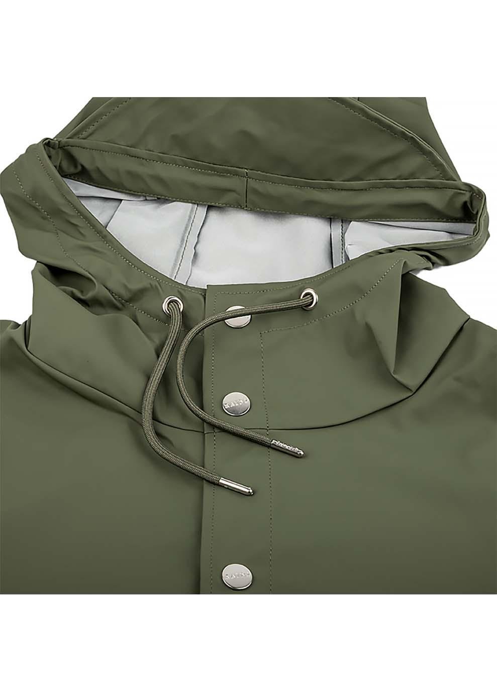 Куртка мужская Rains Long Jacket 2XS-XS Зеленый (7d1202-Olive 2XS-XS) - фото 3