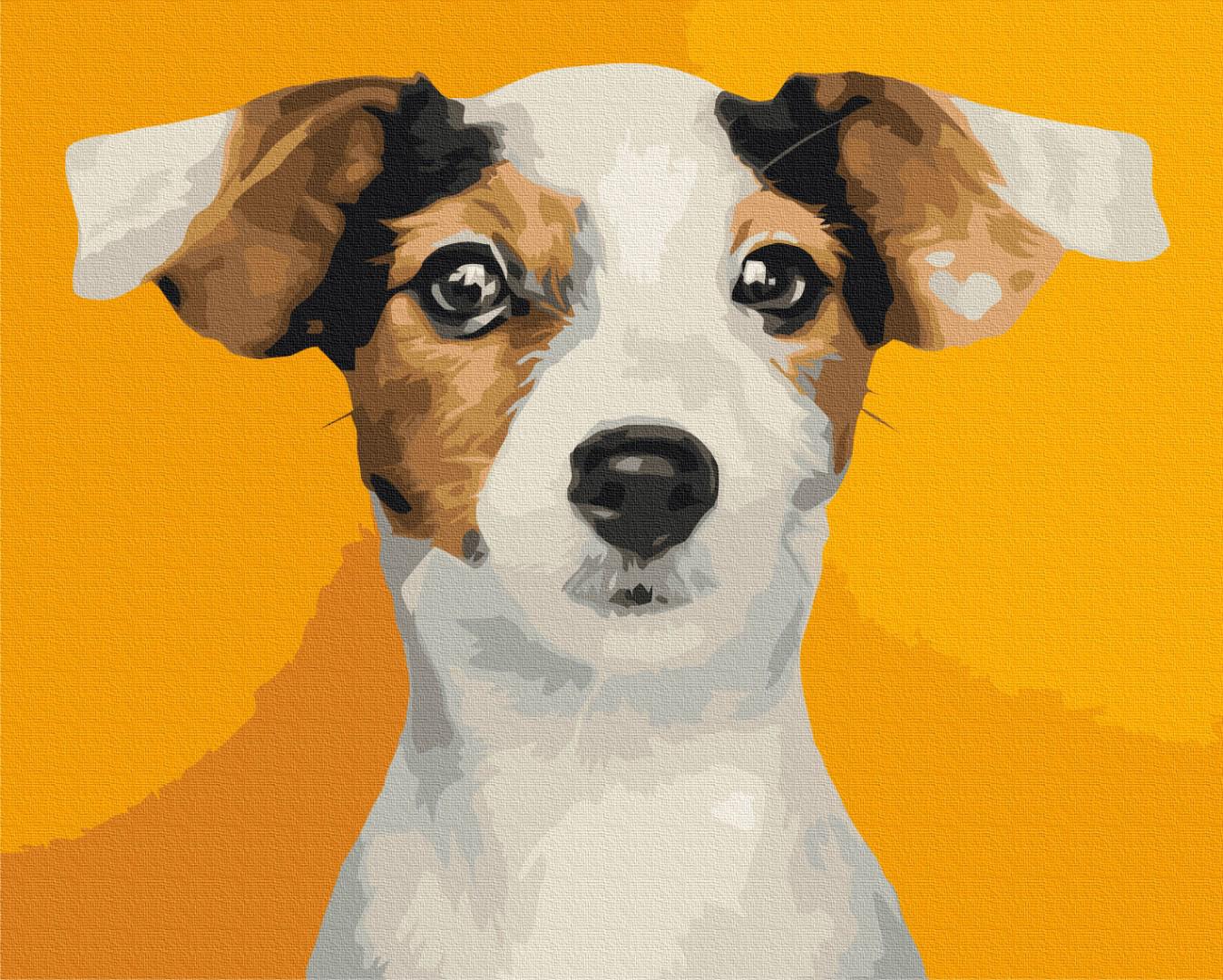 Картина за номерами Brushme Преміум Портрет улюбленої собачки 40x50 см (PBS52379) Картина за номерами Brushme Преміум Портрет улюбленої собачки 40x50 см (PBS52379)