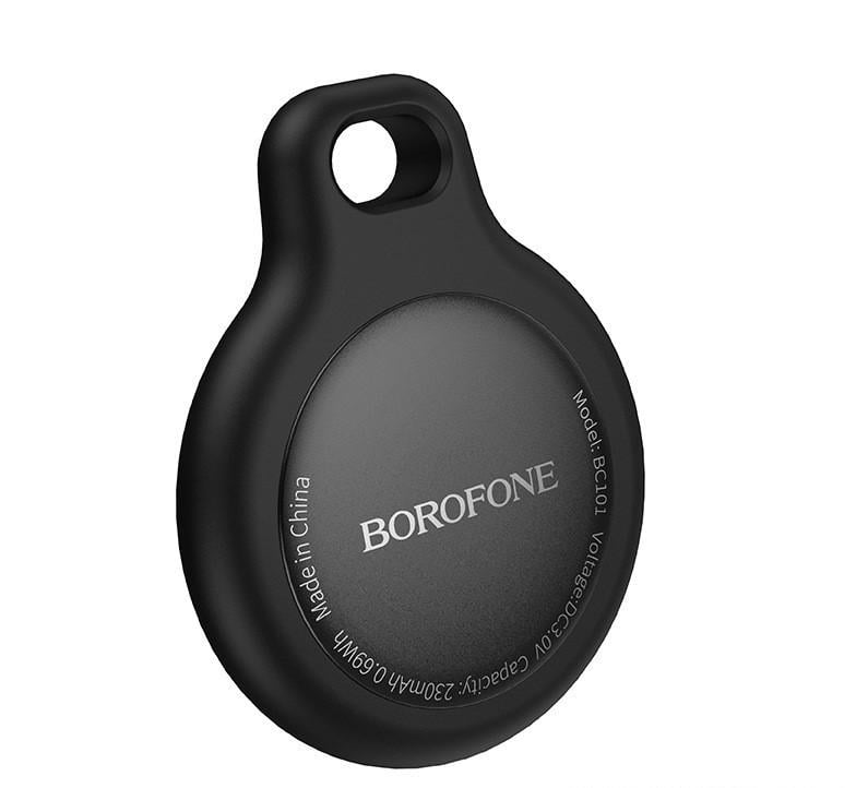Трекер Borofone BC101 Airtag для Apple поиск ключей/животных/вещей Черный (2613462427)