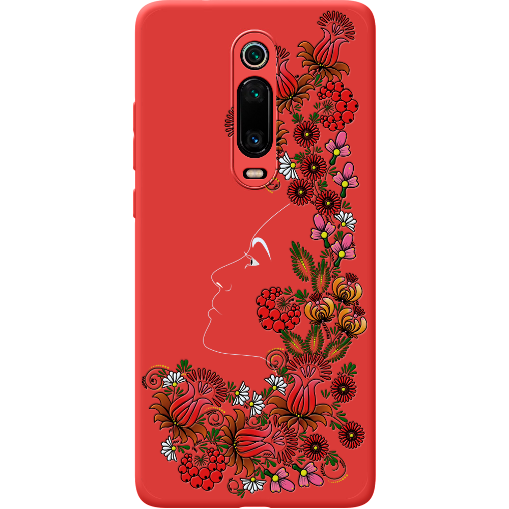 Чехол BoxFace Xiaomi Mi 9T / Mi 9T Pro 3D Ukrainian Muse Красный силикон (37376-bk64-43048)
