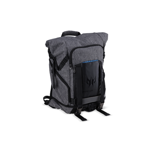 Рюкзак для ноутбука Acer PBG6A1 Rolltop Backpack For 15" Серый (9614918) - фото 3