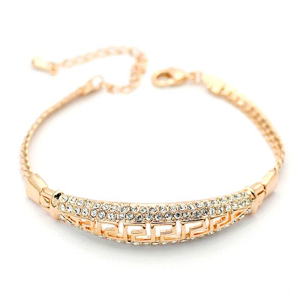 Браслет с кристаллами Сваровски 5370102 Italina Белый