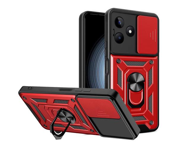 Чехол накладка Ricco Camera Sliding для Realme C51 / Note 50 Красный Чехол накладка Ricco Camera Sliding для Realme C51 / Note 50 Красный
