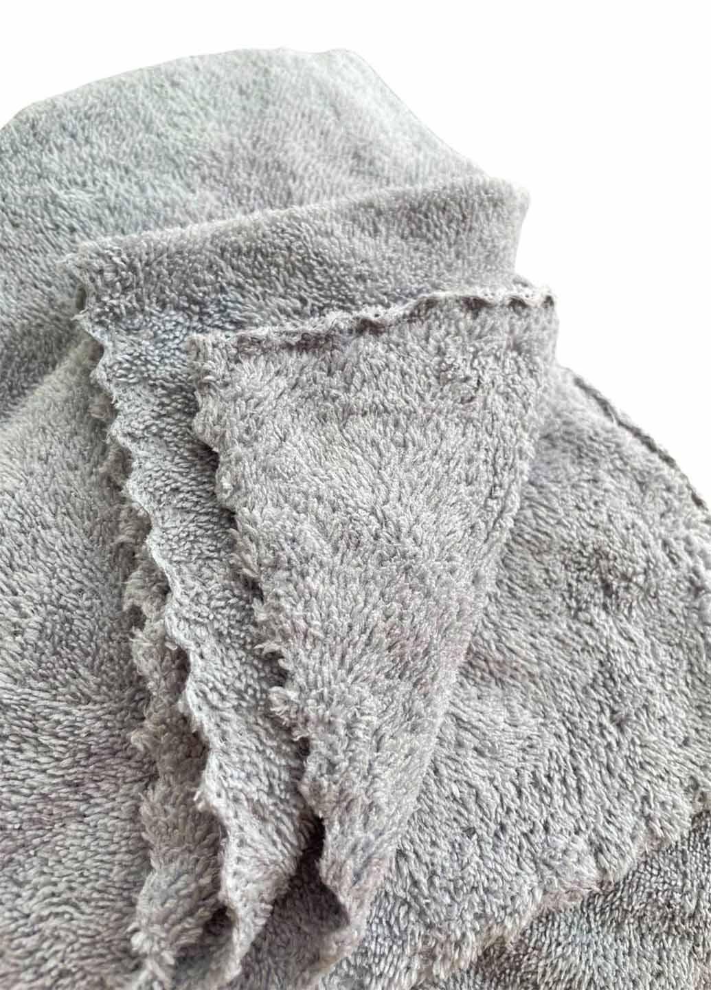 Комплект однотонных полотенец микрофибра 2 шт. (21-6) - фото 3