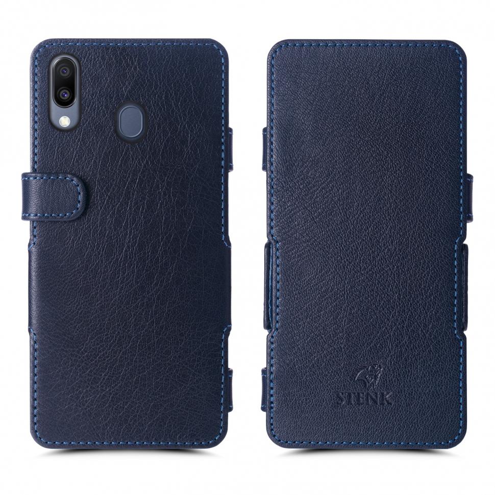 Чехол книжка Stenk Prime для Samsung Galaxy M20 Синий (62519)