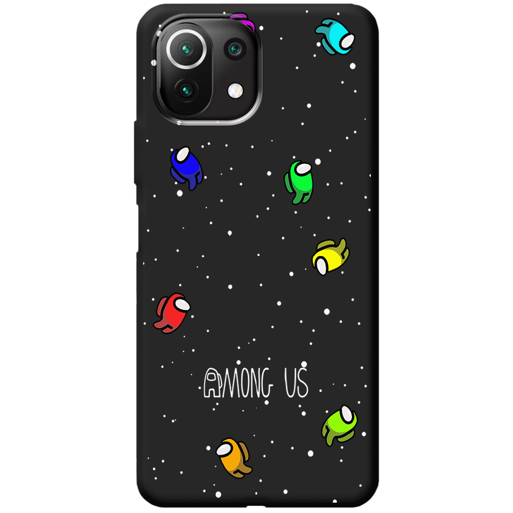Чохол Boxface Xiaomi Mi 11 Lite Among Us Invisible Чорний силікон (42128-bk76-44012)