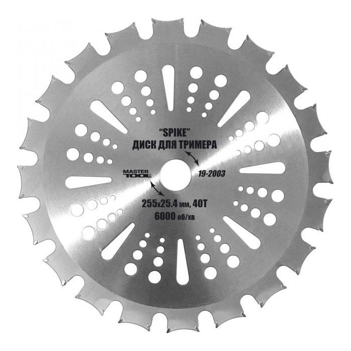 Диск для триммера MasterTool GM SPIKE 255х25.4х40Т (19-2003)