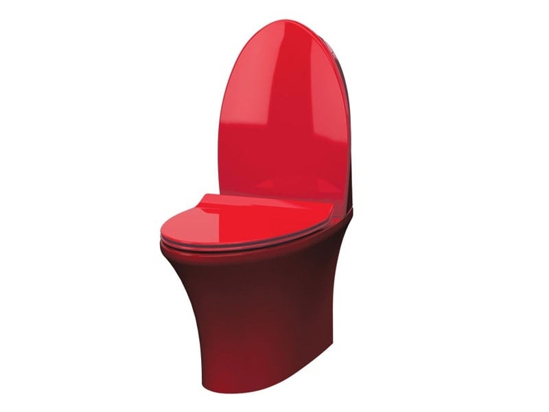 Унітаз-компакт підлоговий IDEVIT Rena з сидінням SC Червоний (SETK2904-0205-081-1-6200)