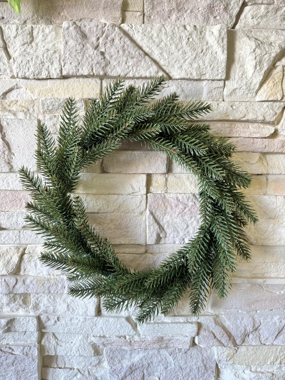 Венок литой новогодний ПЛАСТМАКС №4 (VX 4213)