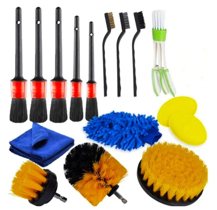 Набір щіток та аксесуарів для детейлінгу 16 пр. (2445214474)