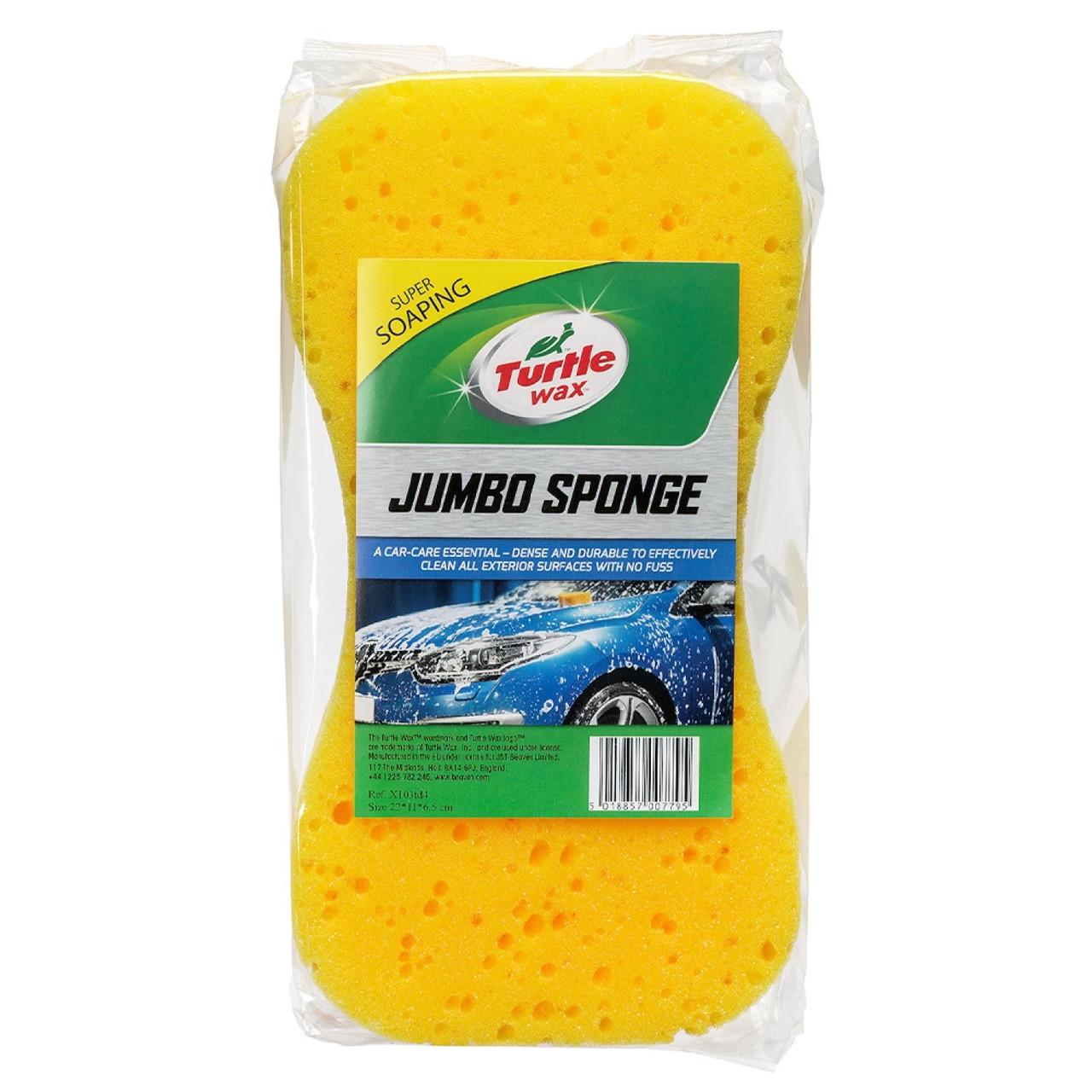 Губка TURTLE WAX Jumbo Sponge для мытья 22 см х 11 см х 7 см (X009) - фото 2