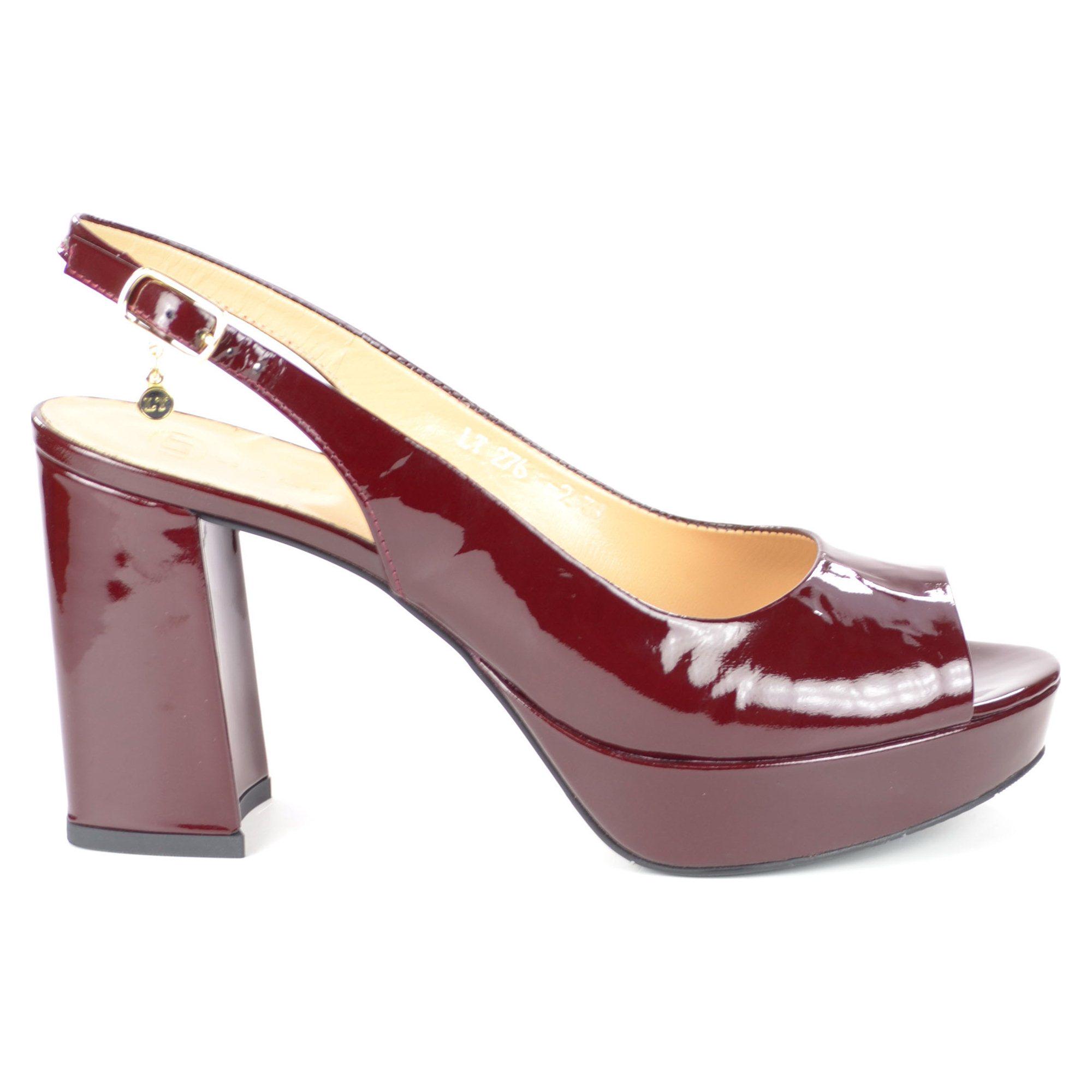 Босоножки женские летние Lottini р. 37 Бордовый (07973-37) - фото 7