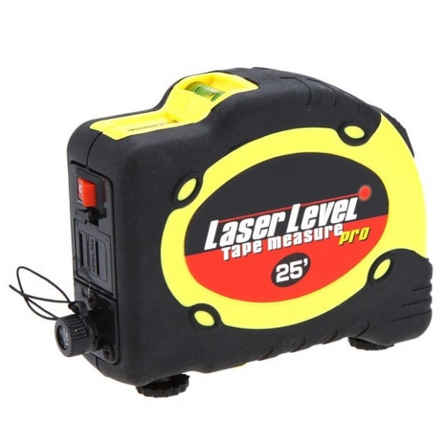 Лазерный уровень Laser Level tape measure pro LV-07 с рулеткой 7,5 м