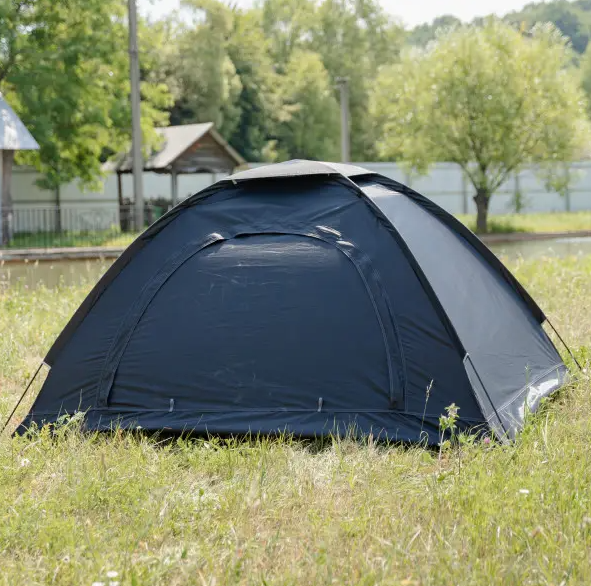 Намет туристичний двомісний 200х150х120 см Чорний (LU-025B) - фото 3
