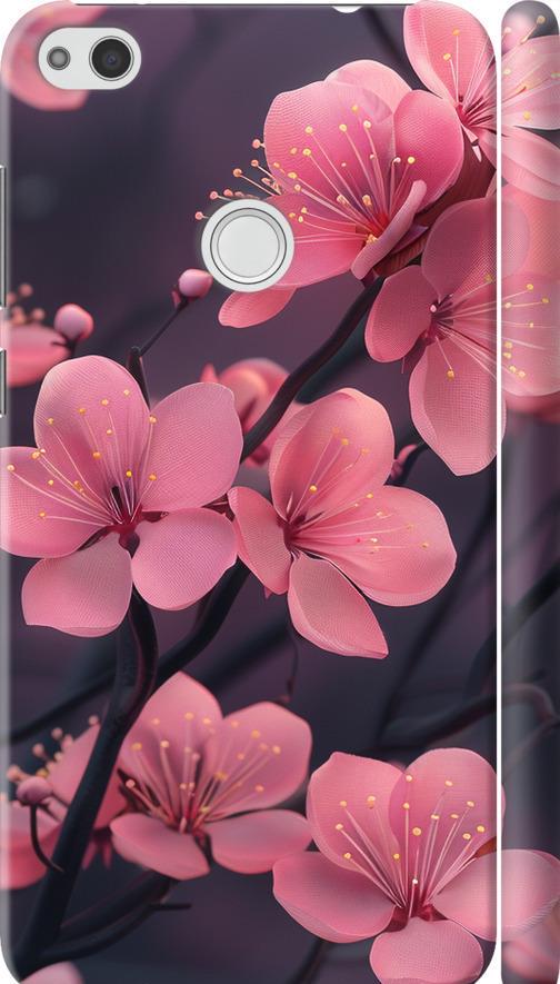 Чехол на Huawei P8 Lite (2017) Пурпурная сакура (6075m-777-42517) Чехол на Huawei P8 Lite (2017) Пурпурная сакура (6075m-777-42517)
