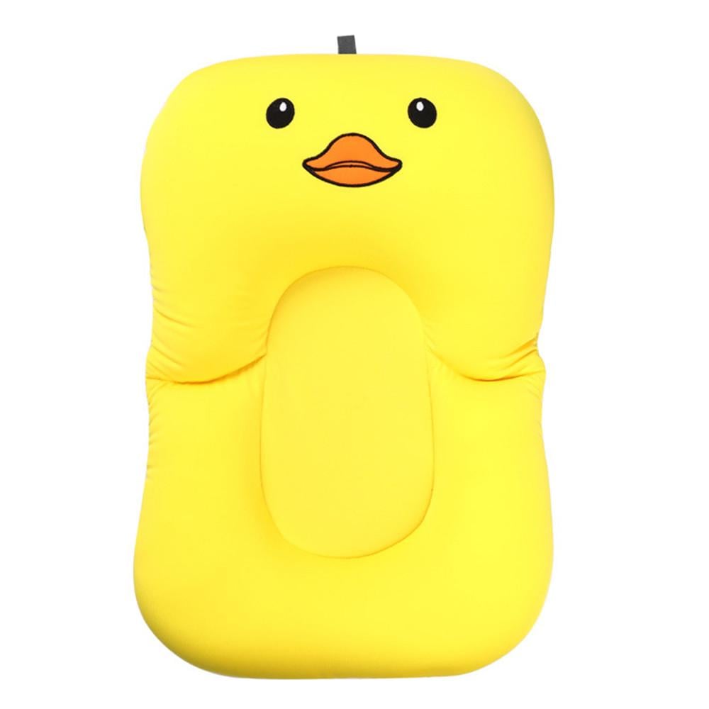 Нескользящий матрасик в ванночку SUNROZ Chicken Shape Baby Bath Mat для купания ребенка Желтый