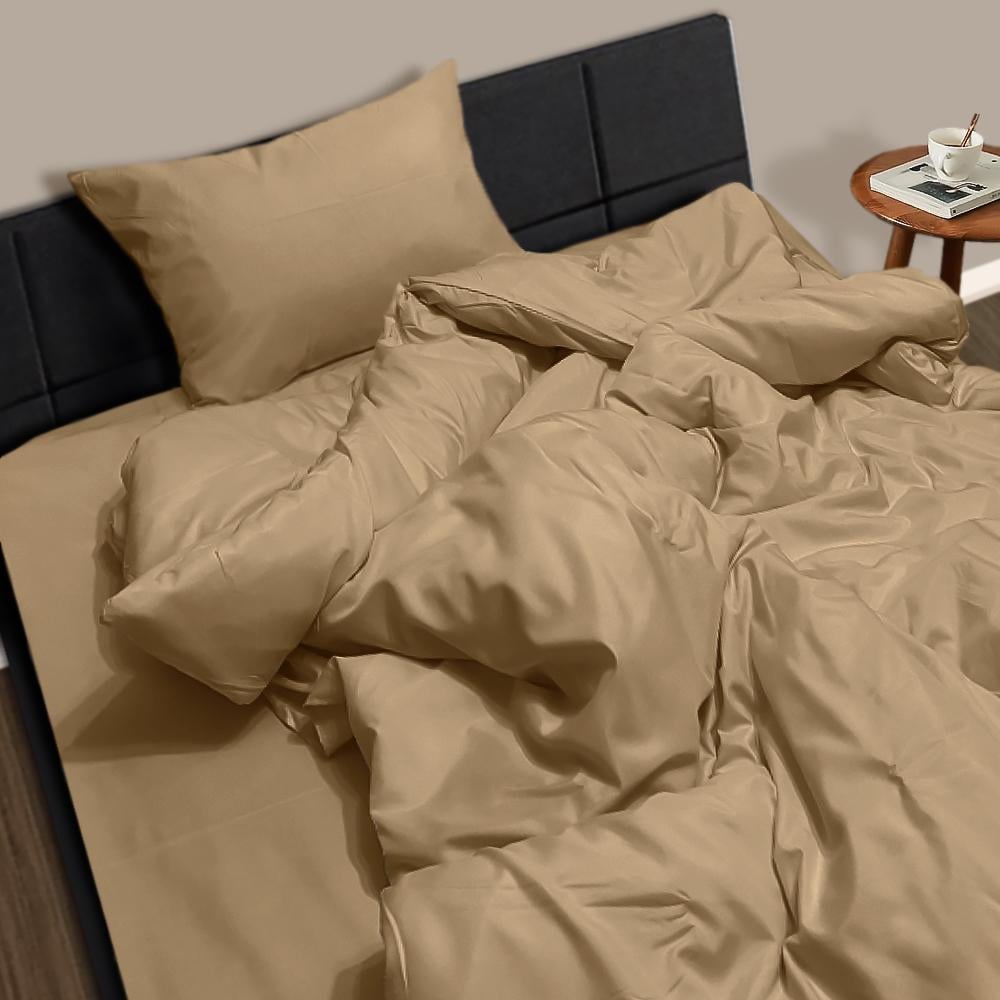 Комплект постельного белья Zastelli 15-1214 Beige микрофибра полуторный 145х210 Бежевый