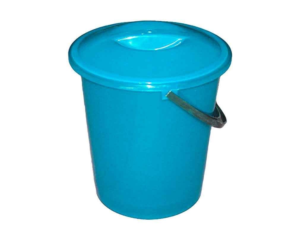 Ведро Мед пищевое с крышкой 7 л Голубой (402541)