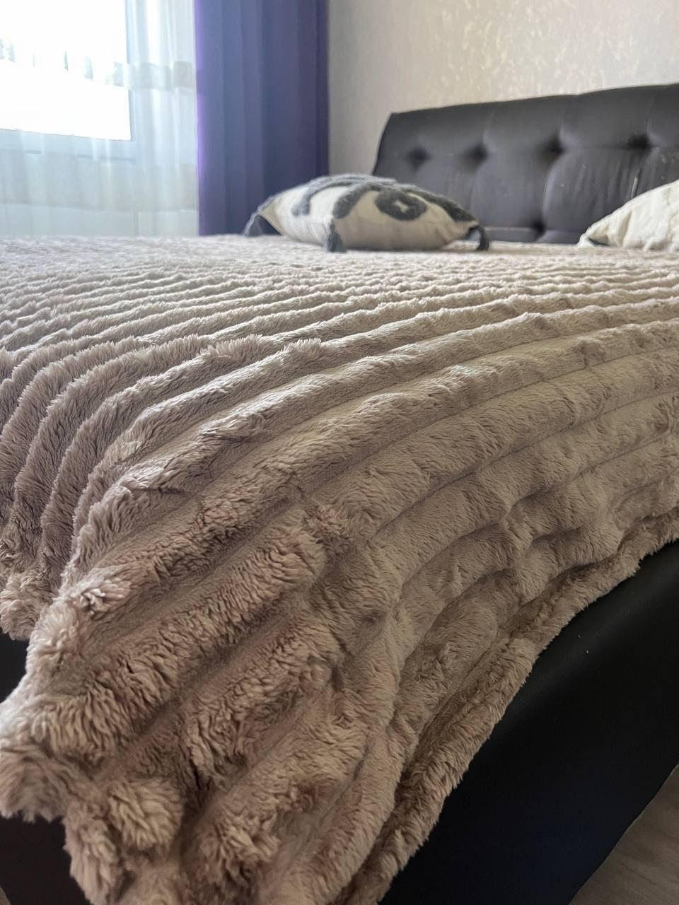 Плед смужка 200х230 см Бежевий (Д-Am-sharp-007-05) - фото 3 Плед смужка 200х230 см Бежевий (Д-Am-sharp-007-05) - фото 3