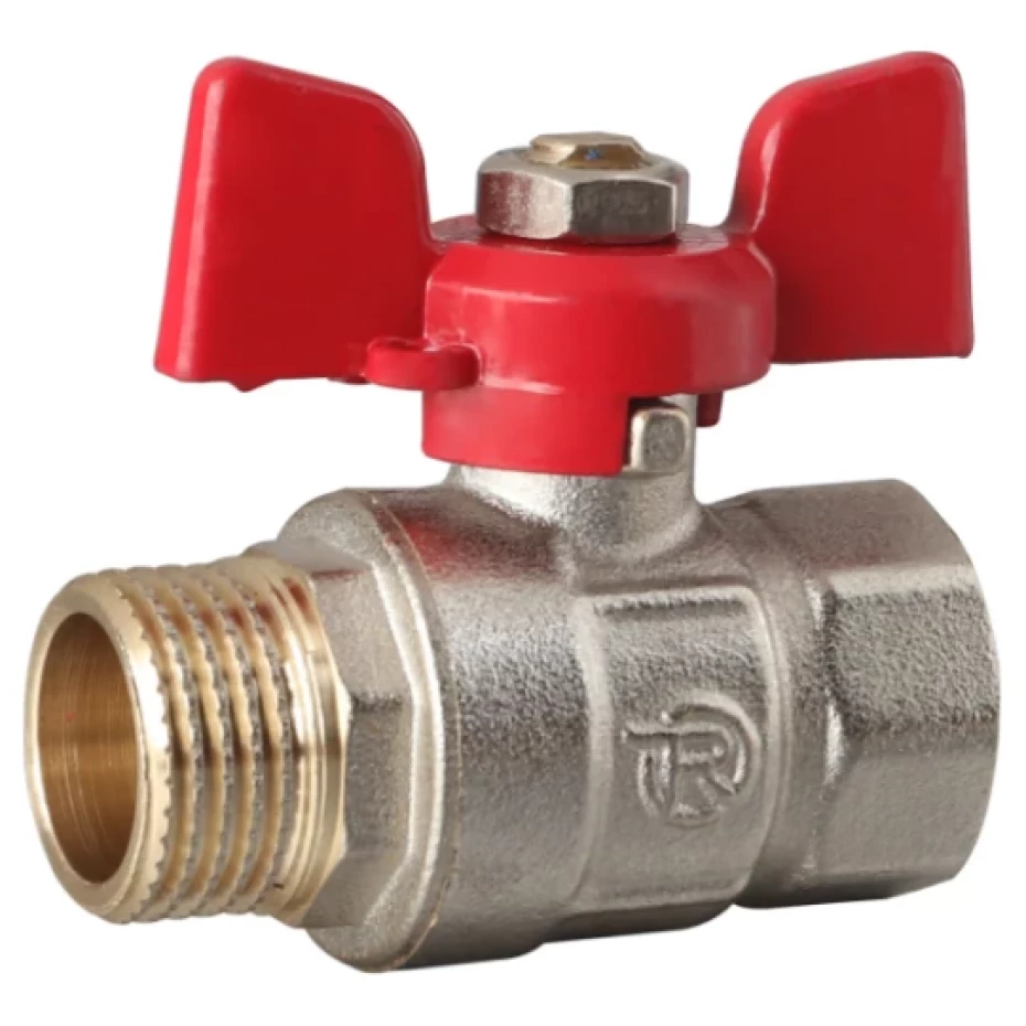 Кран шаровой REIGER ЗВ бабочка 3/4" (55937)