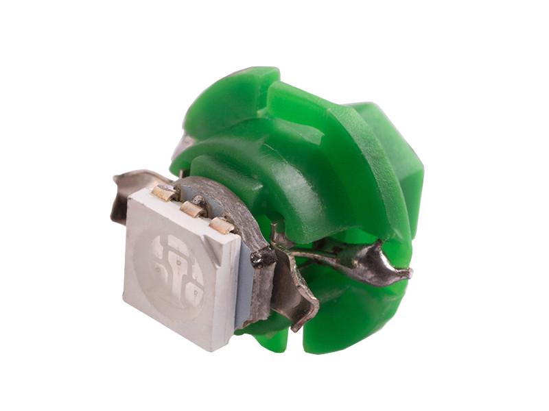 Автолампа светодиодная T5 W1,2W B8,5d 24 В SMD5050-1led Зеленый (1481)