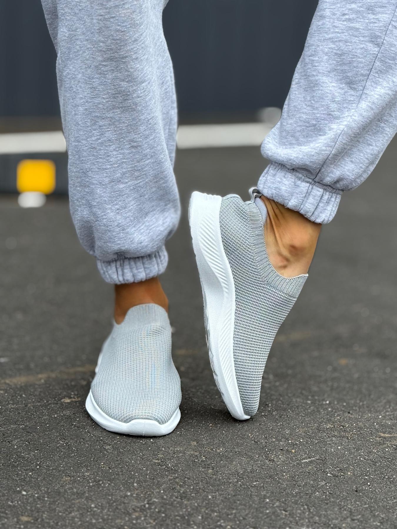 Кроссовки женские Текстиль р. 38 Серый (13426807) - фото 3 Кроссовки женские Текстиль р. 38 Серый (13426807) - фото 3