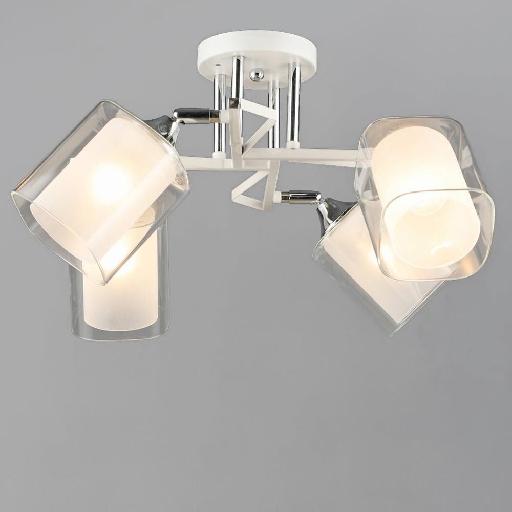 Люстра стельова Light House SRS-20241/4 WT/CR Білий/Хром