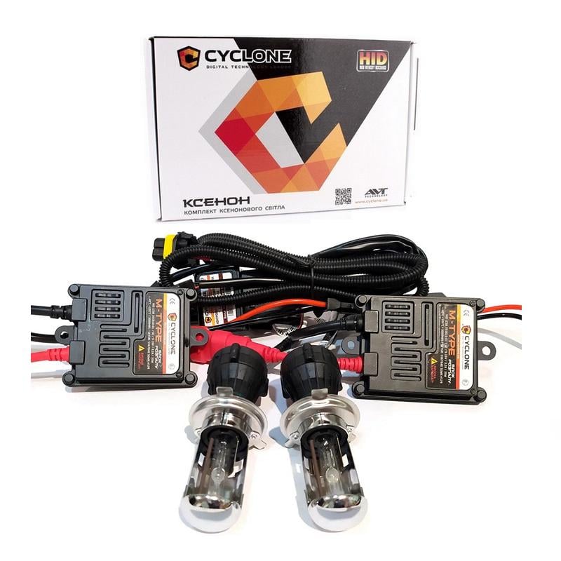 Комплект ксенону Cyclone M-Type Base 35w 12v H4 Hi/Low 5000K (НФ-00000929-M)