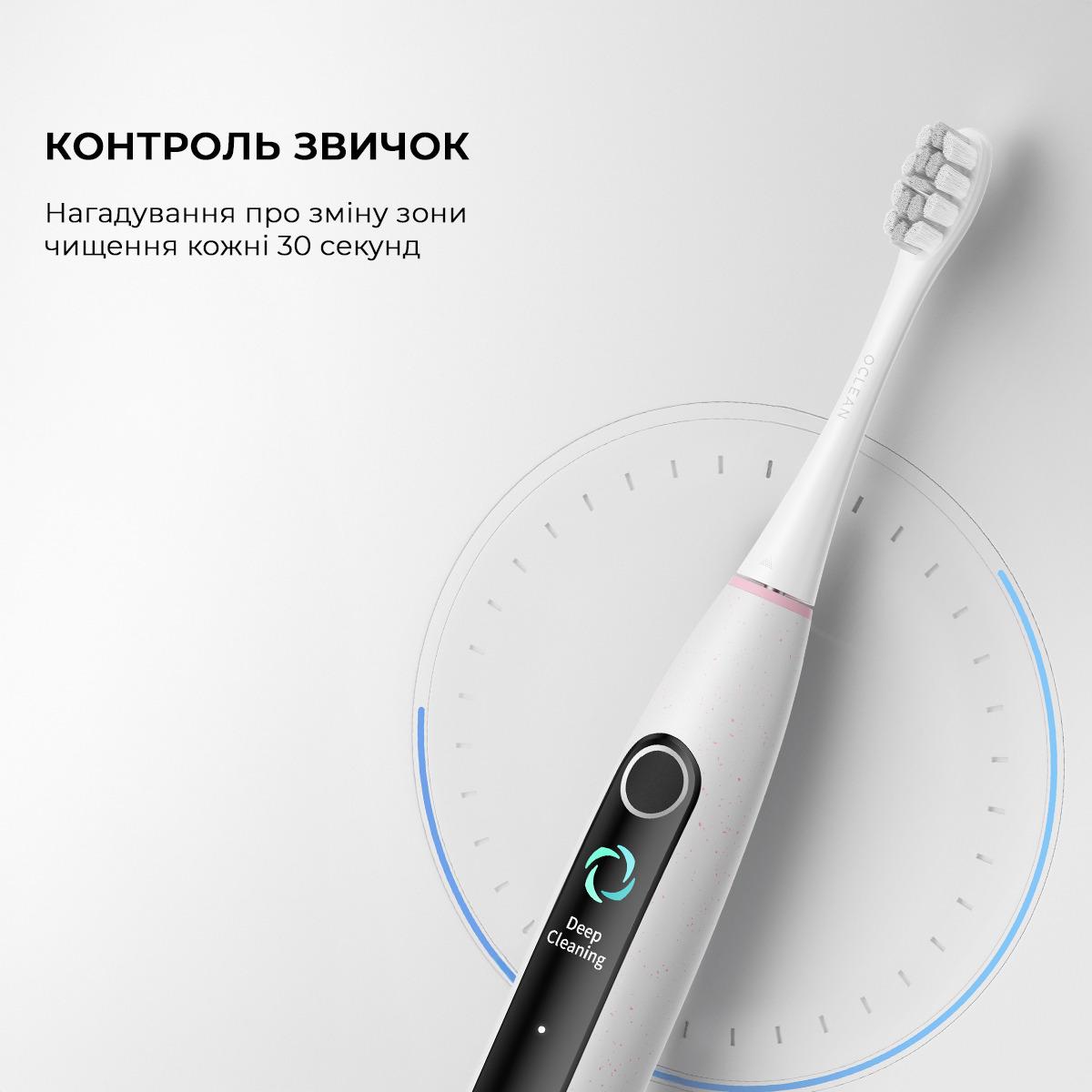 Електрична зубна щітка Oclean X Lite Set Grey (00-00118093) - фото 10