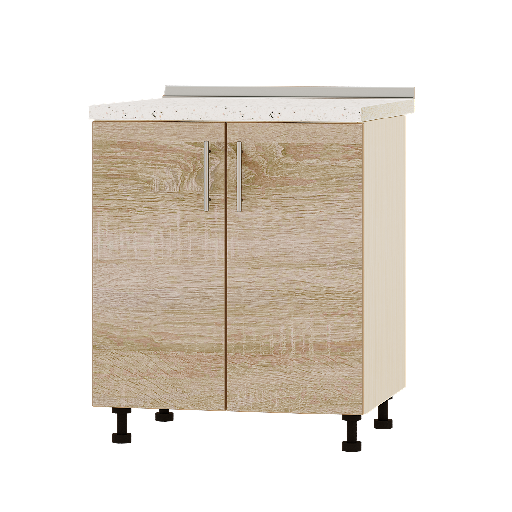 Шкаф нижний Эверест Оптима модуль под мойку Низ Н84-700 70х47х85 см Дуб Сонома/Дуб Молочный (04359)