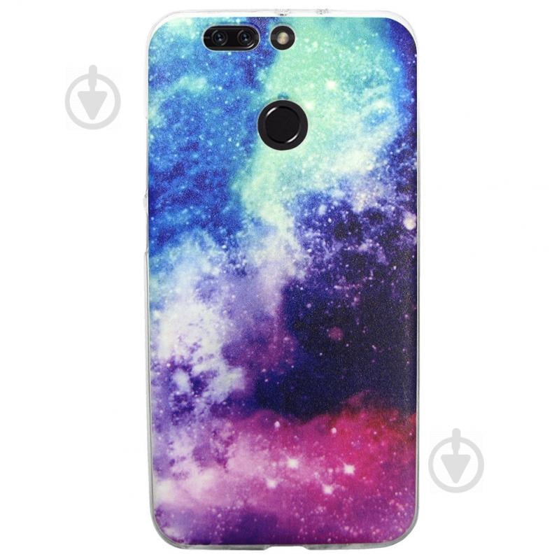 Чехол с рисунком Printed Silicone для Honor V9 / V8 Pro Космос (hub_enKz35839)