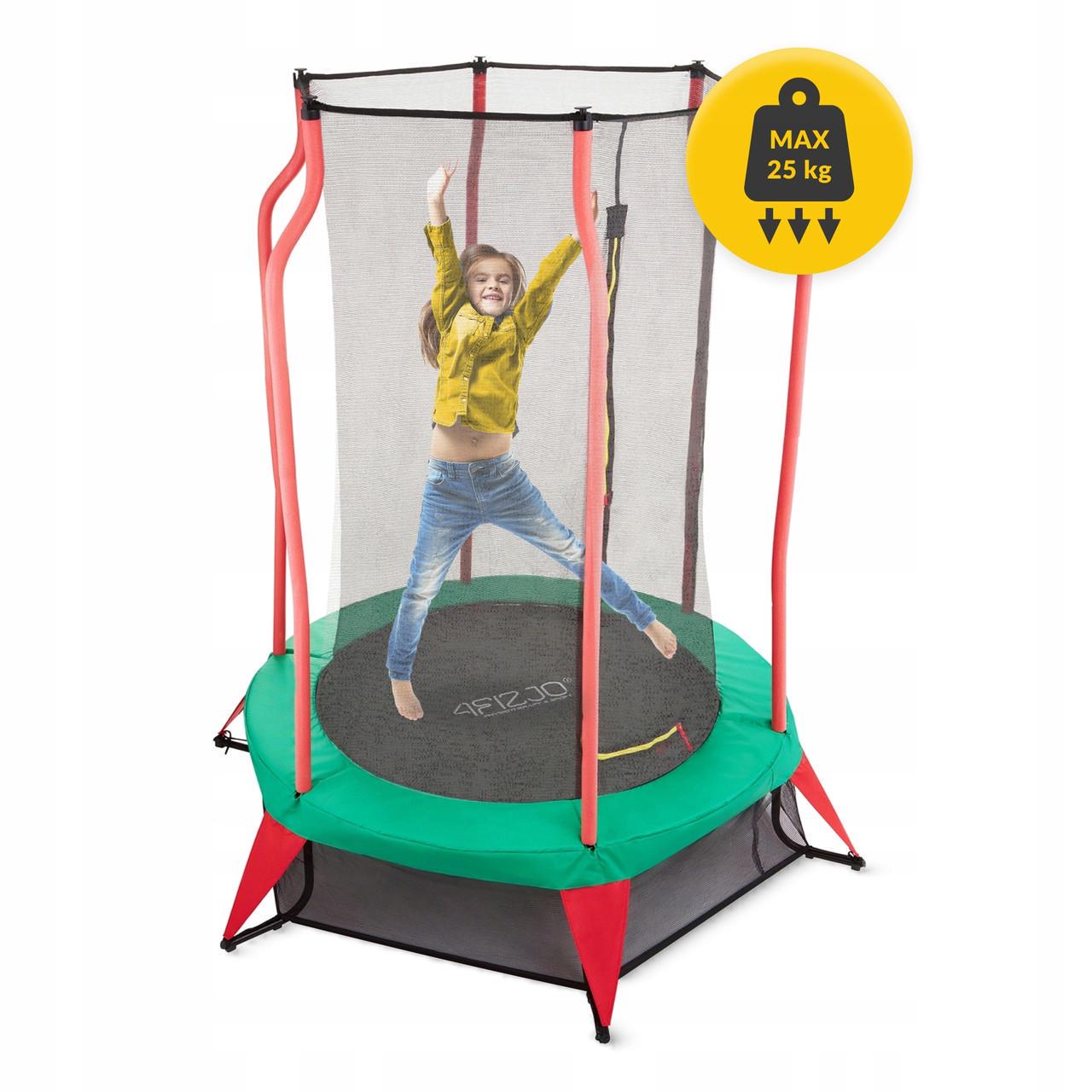 Батут детский для дома 4FIZJO Kids 140 см Green/Red (P-5907739319456) - фото 4 Батут детский для дома 4FIZJO Kids 140 см Green/Red (P-5907739319456) - фото 4