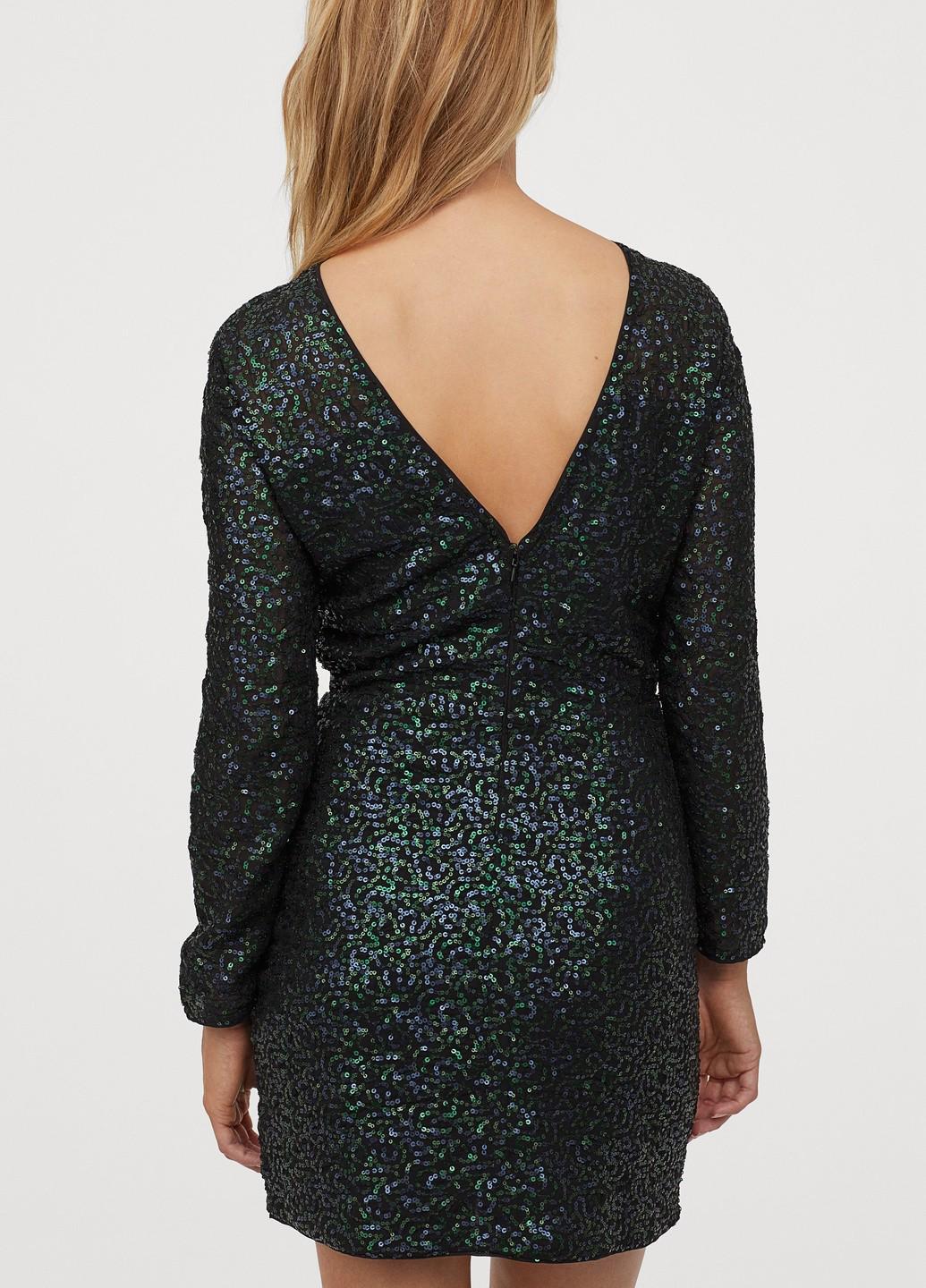 Платье H&M р. 32 Зеленый (827349b49) - фото 2