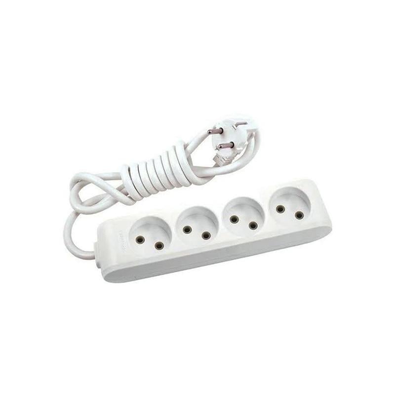 Подовжувач без заземлення з захисними шторками Panasonic X-tendia 3 м 4 гнізда Сірий (WLTB02432GR-UA1) - фото 1 Подовжувач без заземлення з захисними шторками Panasonic X-tendia 3 м 4 гнізда Сірий (WLTB02432GR-UA1) - фото 1